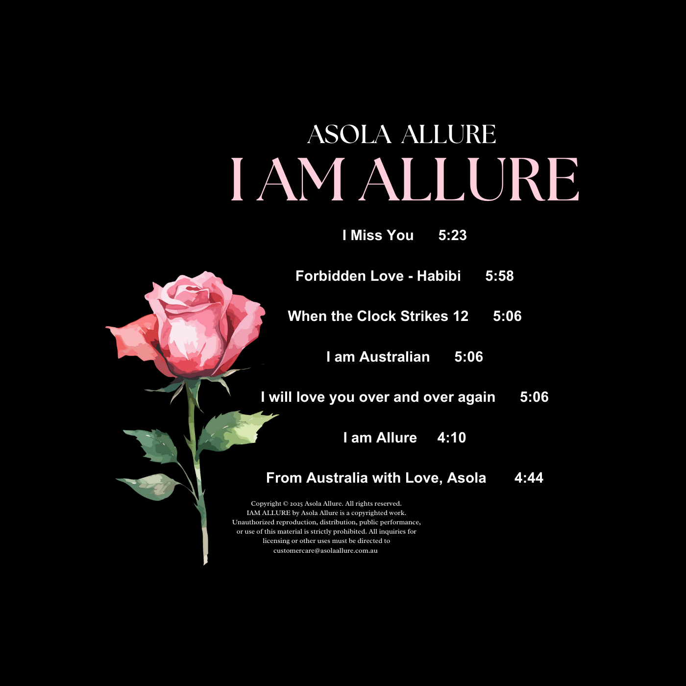 I Am Allure: 7-Track Digital Album by Asola Allure